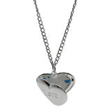 Love Necklace Locket Sublimation Blank - Silver