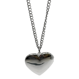 Love Necklace Locket Sublimation Blank - Silver