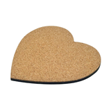Heart MDF Coaster - Cork Base