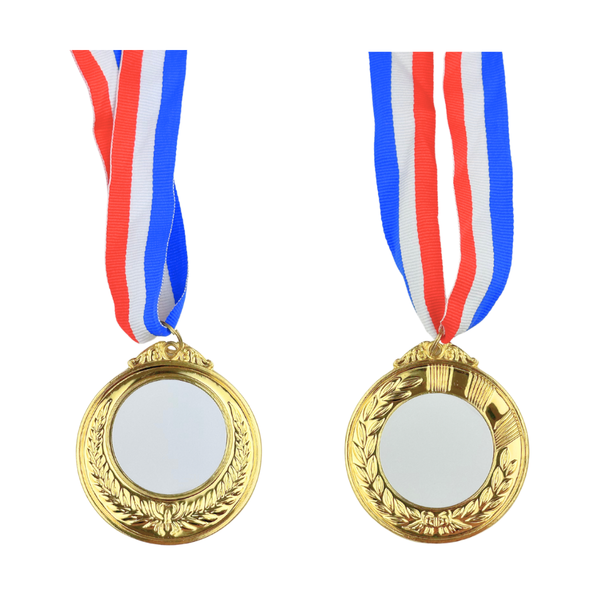 Gold Overhead Medal - Double Sided