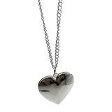 I Love You Necklace Locket Sublimation Blank - Silver
