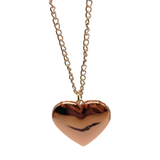 I Love You Necklace Locket Sublimation Blank - Rose Gold