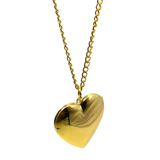 I Love You Necklace Locket Sublimation Blank - Gold