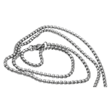 Spinning Silver Diamanté Heart Necklace (Double Sided) Sublimation Blank