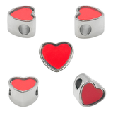 Pandora Style Heart Charm (Double Sided Print) Sublimation Blank