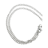 Love Necklace Locket Sublimation Blank - Silver