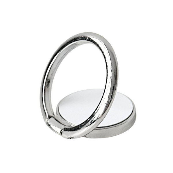 Circle Metal Phone Grip - Silver