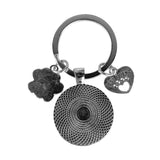 Dog Multi-Charm Metal Keyring