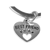 Dog Multi-Charm Metal Keyring