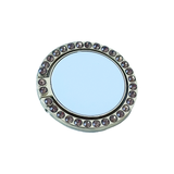 Gold Diamanté Circle Shape Metal Phone Grip