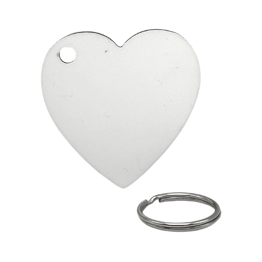 Heart Double Sided MDF Keyring