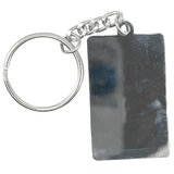 Number 1 (#1) Dad Rectangle Keyring