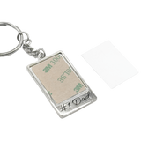 Number 1 (#1) Dad Rectangle Keyring