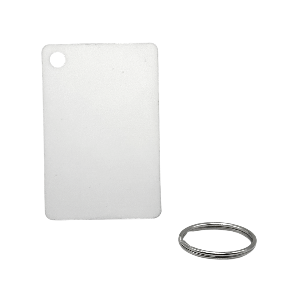 Rectangle MDF Keyring