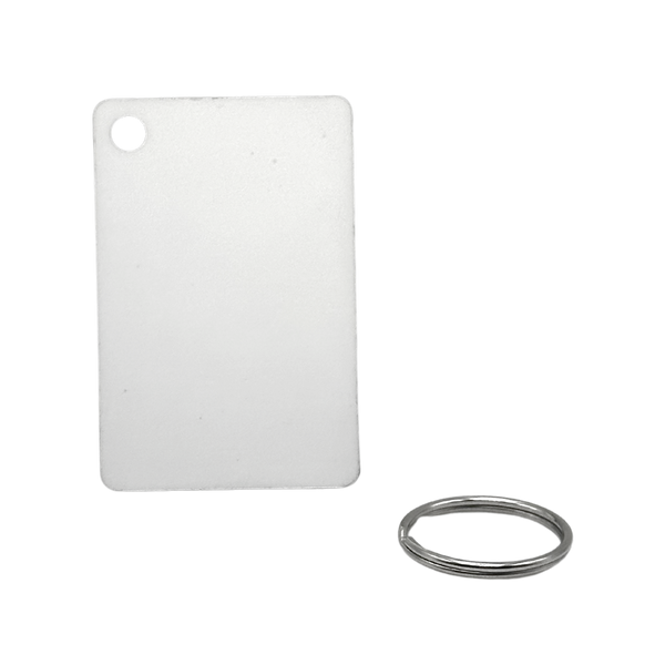 Rectangle MDF Keyring