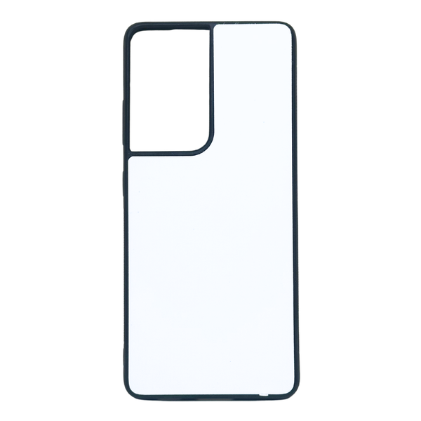 Samsung Galaxy S21 Ultra - TPU Rubber Sublimation Mobile Phone Case - Black