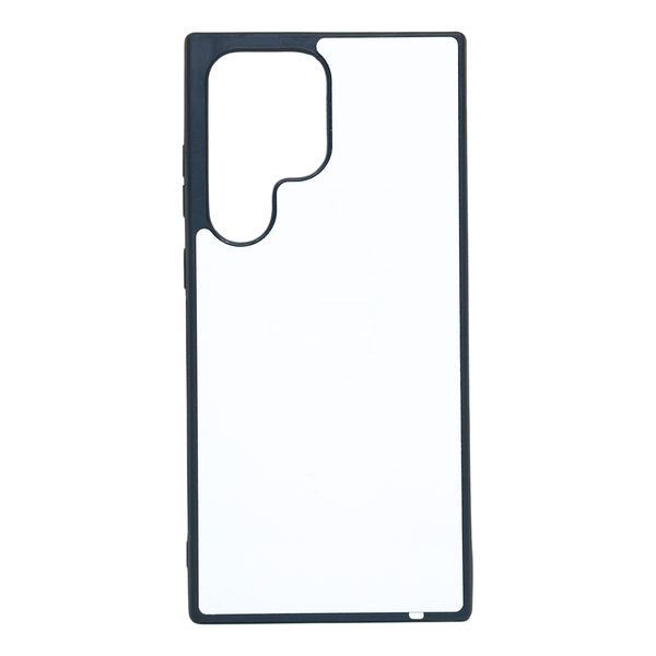 Samsung Galaxy S23 Ultra - TPU Rubber Sublimation Mobile Phone Case - Black