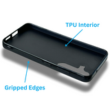Samsung Galaxy A32 (4G) - TPU Rubber Sublimation Mobile Phone Case - Black