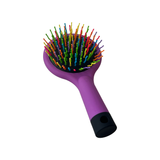 Small Silicone Hair Brush - Purple