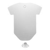 Baby T-Shirt Car Window Sign - White