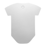 Baby T-Shirt Car Window Sign - White