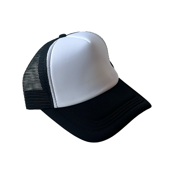 Sublimation Trucker Hat Baseball Cap - Adjustable - Black