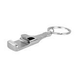 Bottle Shape Bottle Opener - Silver