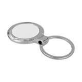 Circle Metal Keyring - Silver