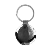Circle Metal Keyring - Silver