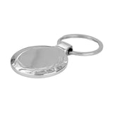 Circle Metal Keyring - Silver