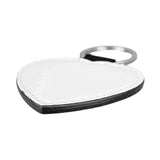 Heart Leather Keyring - Double Sided