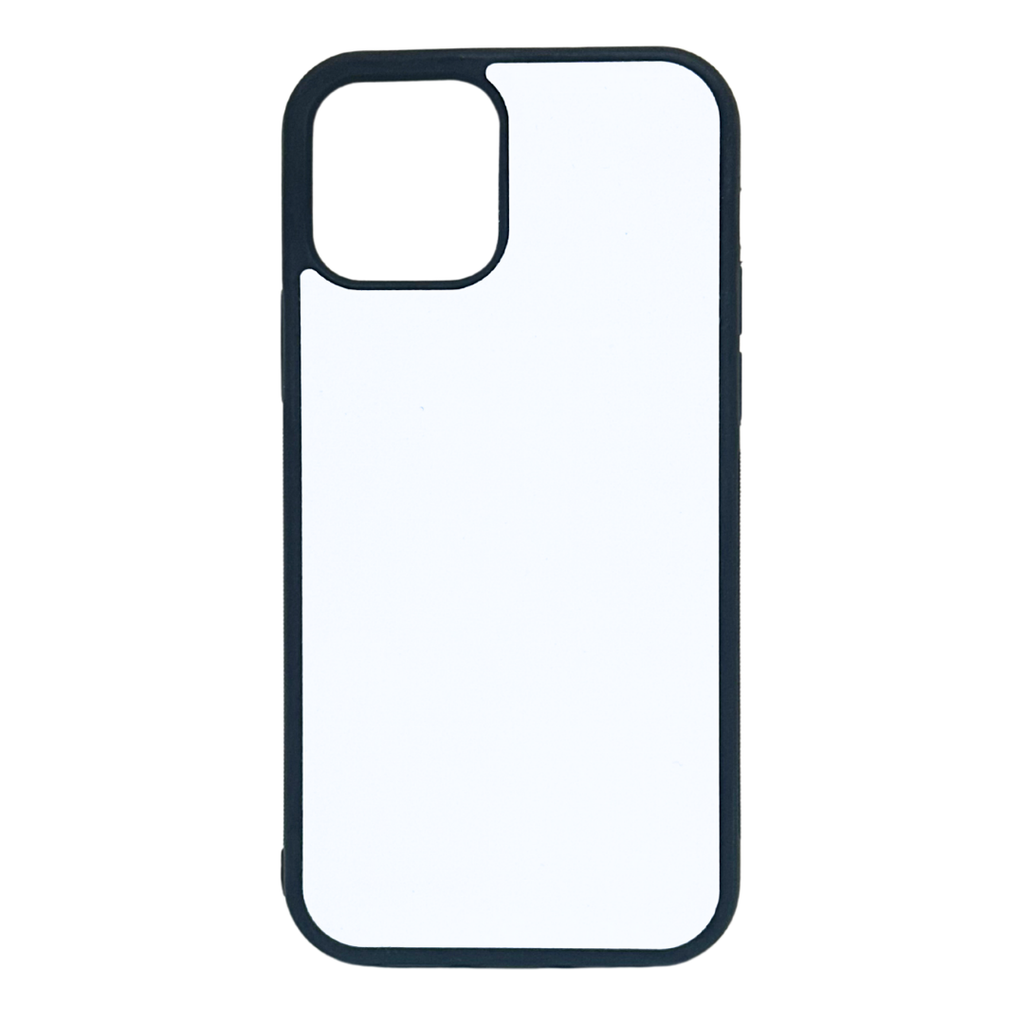 iPhone 12 / 12 Pro - Old Style MagSafe TPU Rubber Sublimation Phone Case - Black