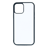 iPhone 12 / 12 Pro - Old Style MagSafe TPU Rubber Sublimation Phone Case - Black