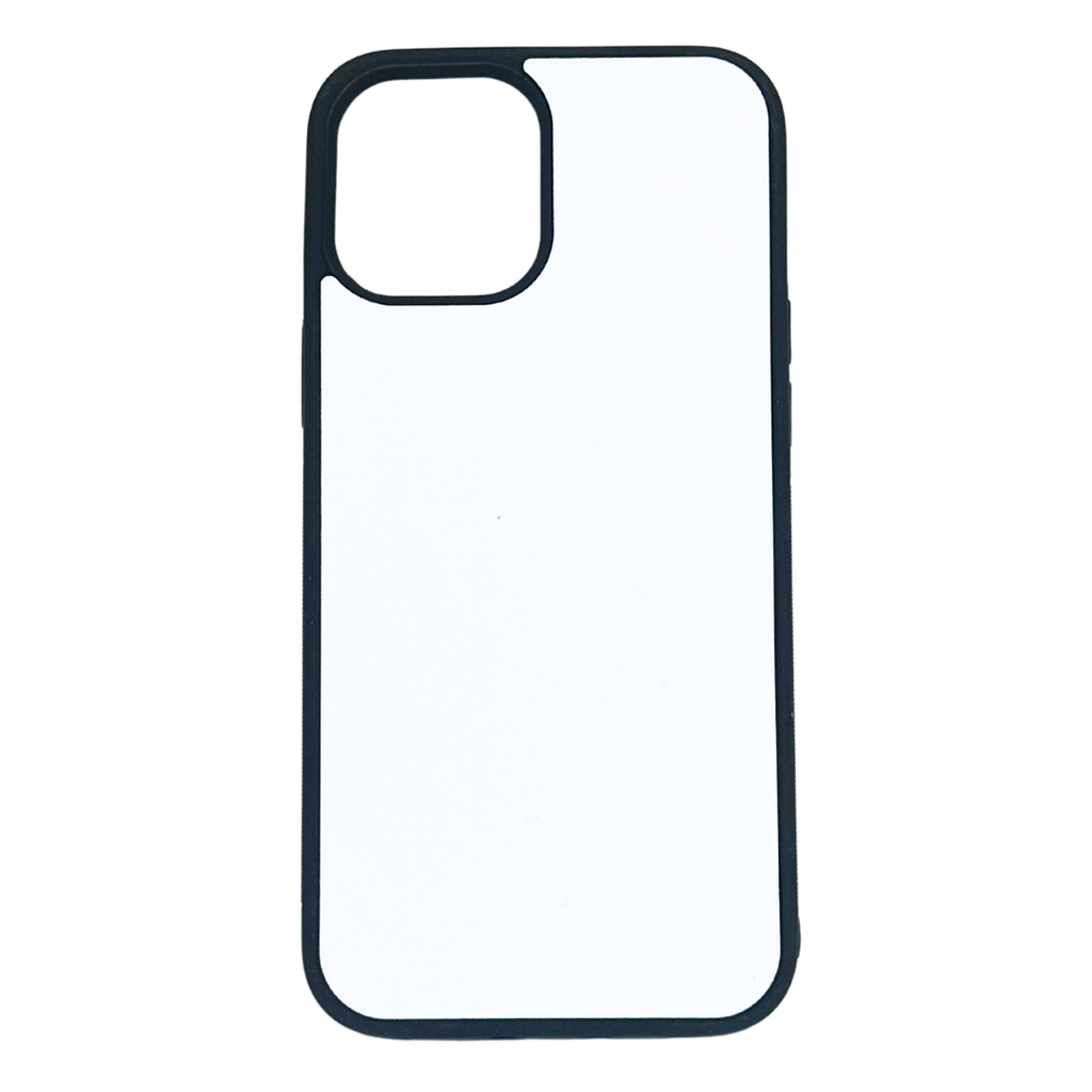 iPhone 12 Pro Max - Old Style MagSafe TPU Rubber Sublimation Phone Case - Black