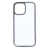 iPhone 13 Pro Max - Old Style MagSafe TPU Rubber Sublimation Phone Case - Black