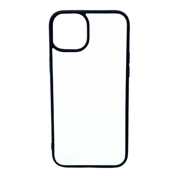 iPhone 14 Plus - Old Style MagSafe TPU Rubber Sublimation Phone Case - Black