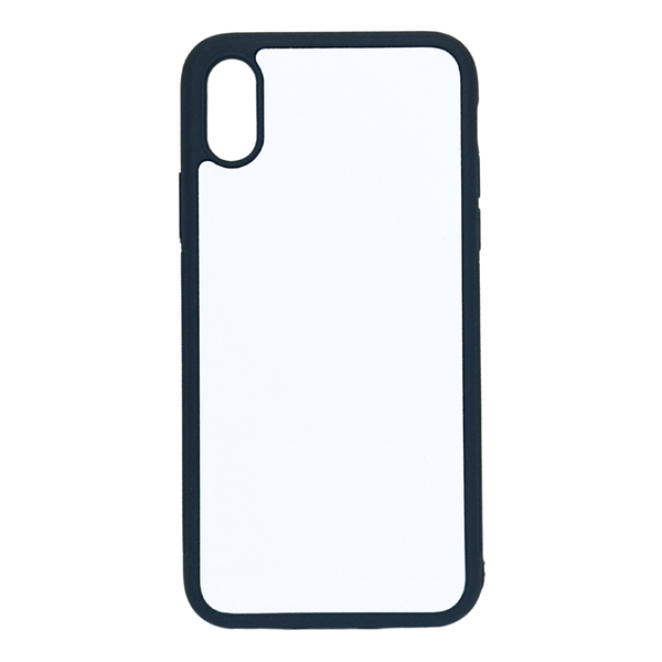 iPhone X / XS - TPU Rubber Sublimation Phone Case (Highest Quality) - Black