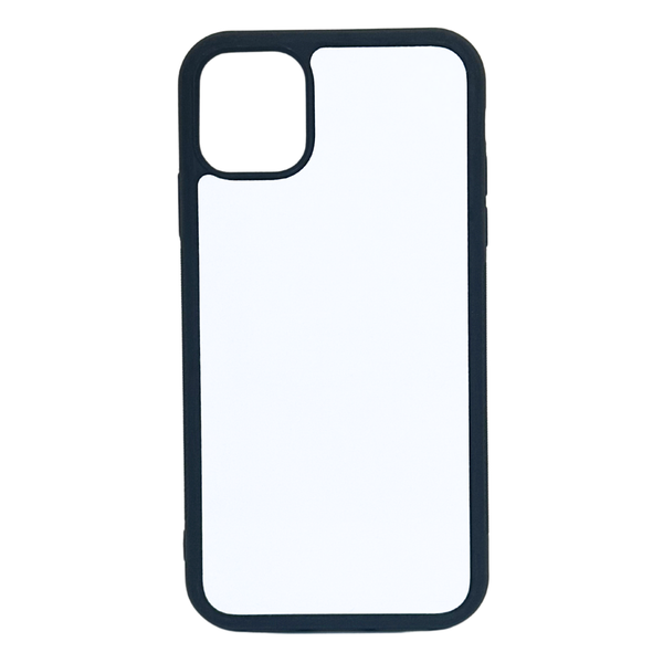 iPhone 11 - TPU Rubber Sublimation Phone Case (Highest Quality) - Black