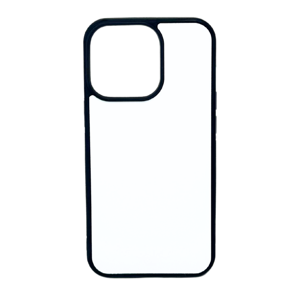 iPhone 13 Pro - TPU Rubber Sublimation Phone Case (Highest Quality) - Black