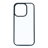 iPhone 15 Pro - TPU Rubber Sublimation Phone Case (Highest Quality) - Black