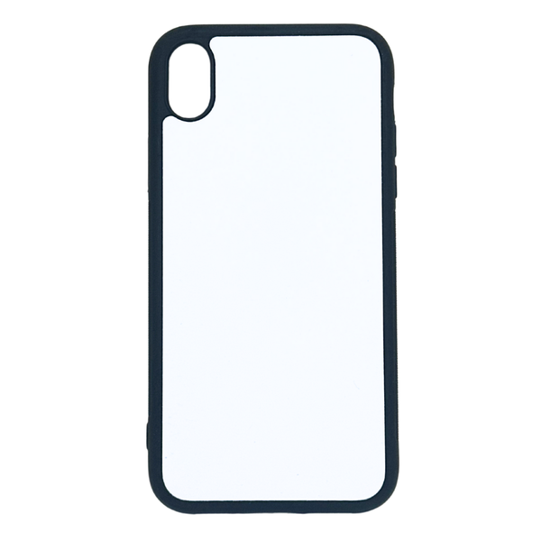 iPhone XR - TPU Rubber Sublimation Phone Case (Highest Quality) - Black