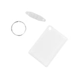 Rectangle Acrylic Keyring