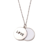 Love Pendant Necklace - Silver Sublizon