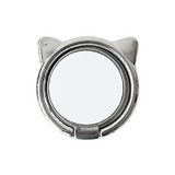 Cat Ears Metal Phone Grip – Silver