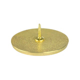 Circle Metal Badge Lapel Pin - Gold