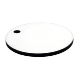 Circle MDF Keyring - Double Sided