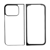 Google Pixel 9 Pro Fold - TPU Rubber Sublimation Mobile Phone Case - Black