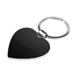 Heart Metal Keyring - Silver