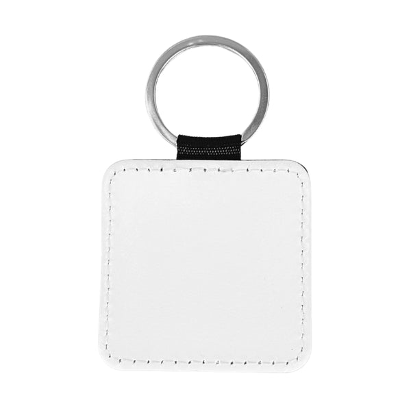 PU Leather Keyring - Square Shape