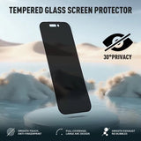 iPhone 17 Pro Max - Privacy Tempered Glass Screen Guard Protector